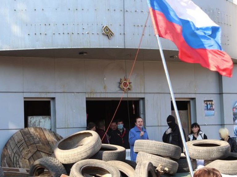 Луганский митингующий: да не хотим мы в Россию!