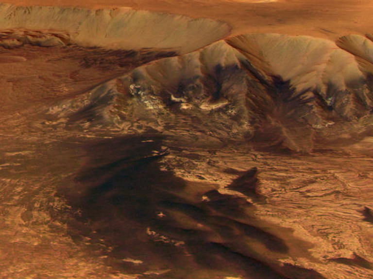 На Марсе найдены следы морской воды