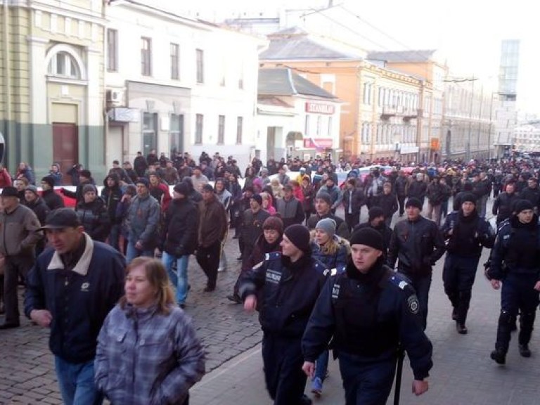 Во время митинга в Харькове обнаружили взрывпакет