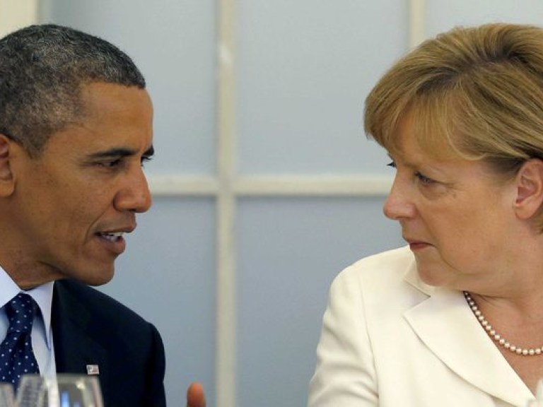 Меркель и Обама заговорили об усилении санкций в отношении России