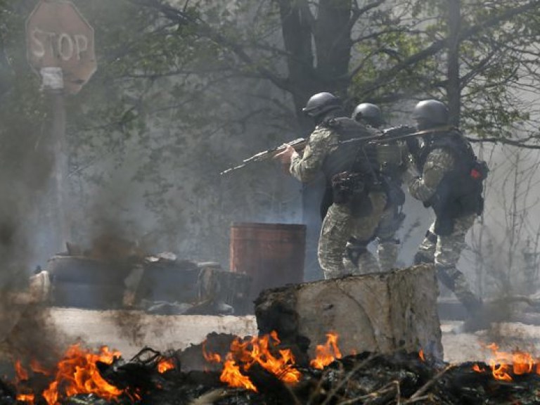 В результате боя под Славянском погибли 4 украинских военных, 30 ранены — МВД