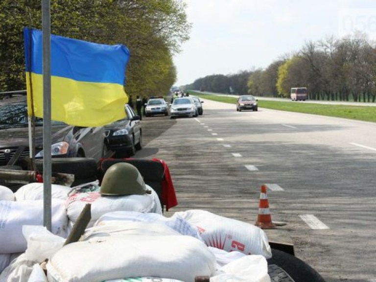 За сутки было совершено 7 вооруженных нападений на украинские блокпосты &#8212; СНБО