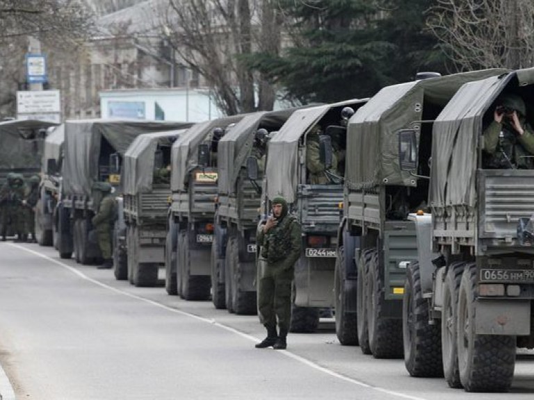 Колонна боевиков из Славянска вошла в Донецк