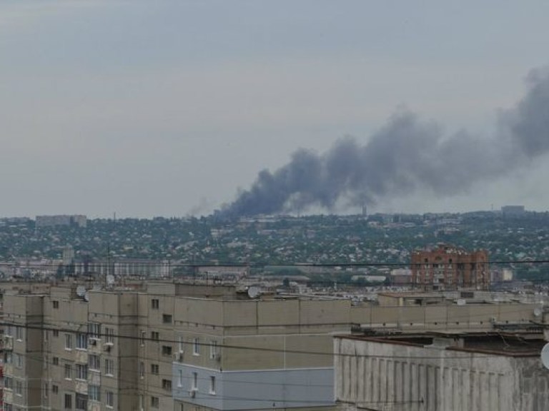 В Донецке обстреливают центральную часть города