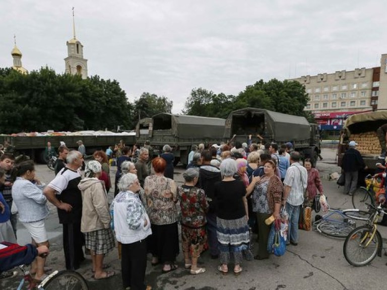 Жители Славянска считают, отстраивающие город волонтеры – это западенцы-гастарбайтеры