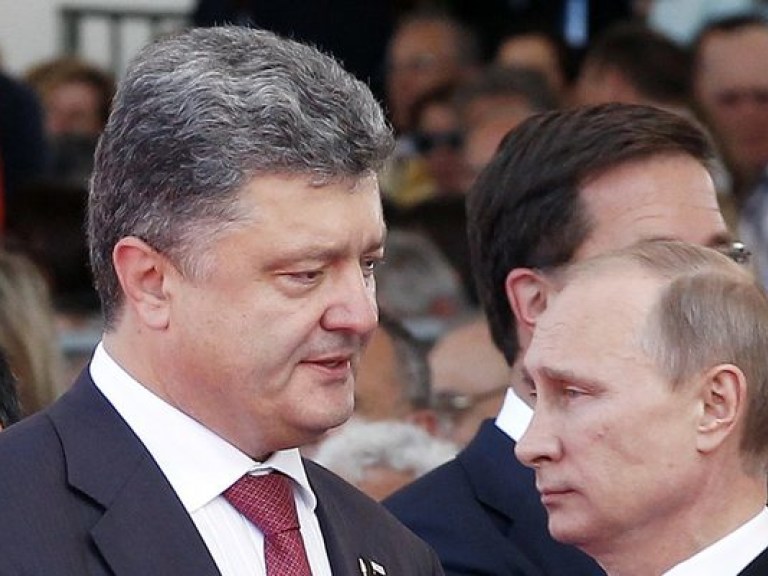 Порошенко и Путин констатировали выполнение режима прекращения огня на Донбассе