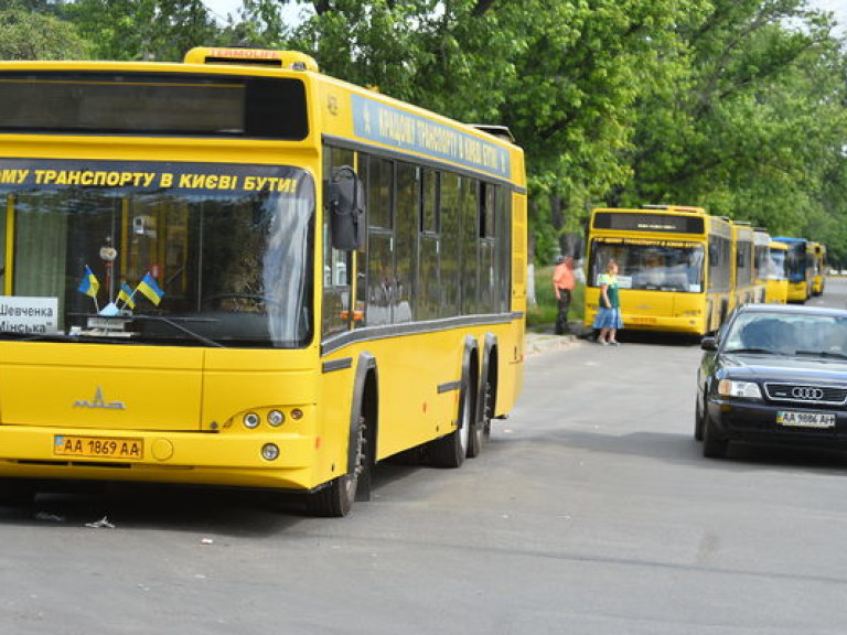 В Киеве маршрутки намерены заменить автобусами