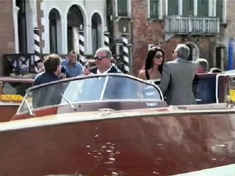 Венеция в ожидании свадьбы Джорджа Клуни и Амаль Аламуддин (ВИДЕО)