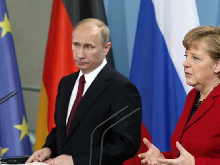 Путин и Меркель в очередной раз обменялись мнениями о ситуации в Украине