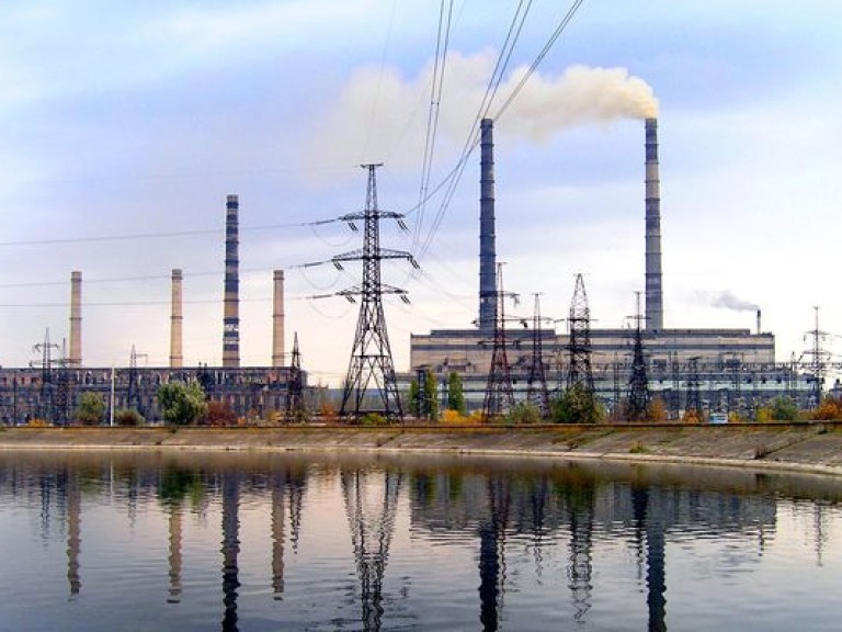 Вследствие обстрелов на Луганской ТЭС возник пожар — ВСУ