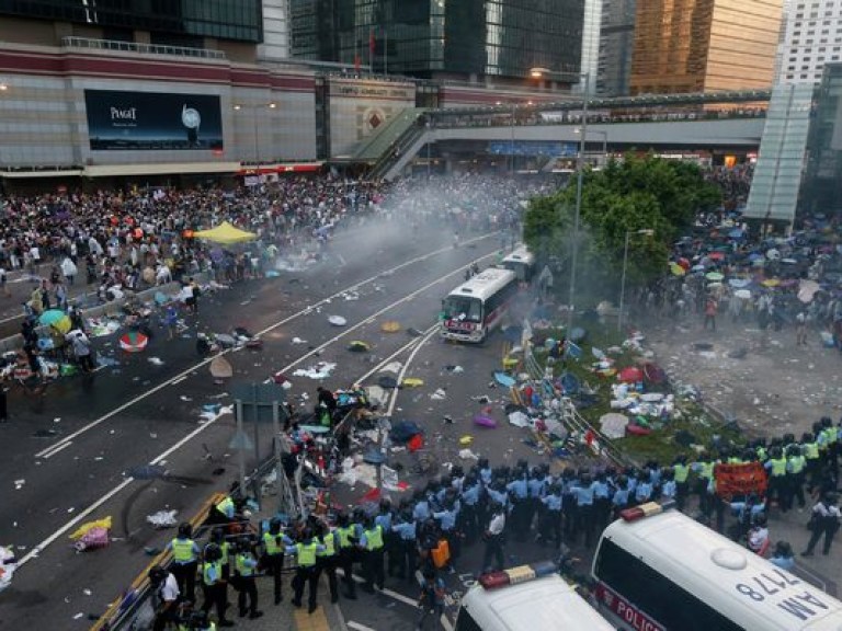 Протестующие в Гонконге расходятся по домам &#8212; СМИ
