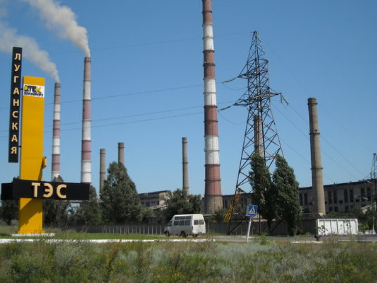 На Донбассе опять обстреляли Луганскую ТЭС