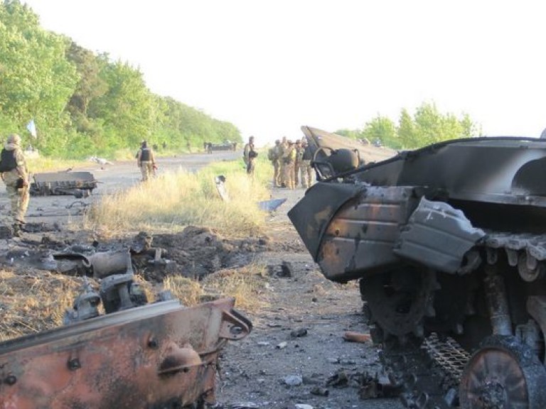 Минувшей ночью обстрелам подверглись позиции украинских военных под Дебальцево и Авдеевкой