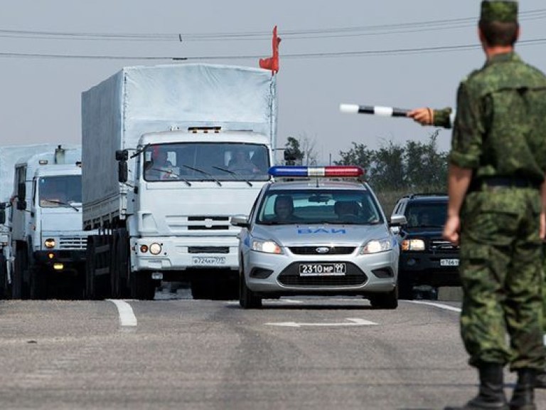 Украинская сторона проводит только визуальный осмотр очередной гуманитарной автоколонны из РФ — СНБО