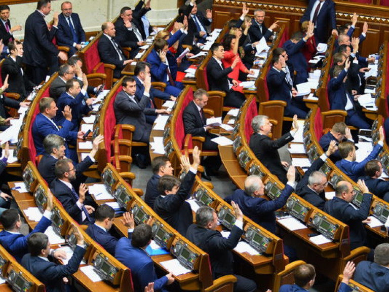 Верховная Рада начала очередное заседание