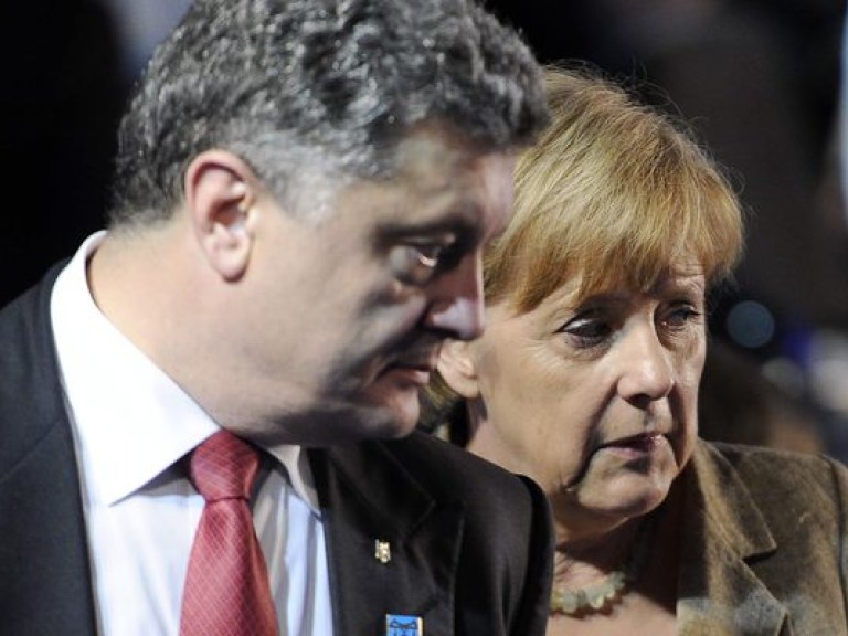 Порошенко и Меркель обсудили международную экономическую помощь для Украины