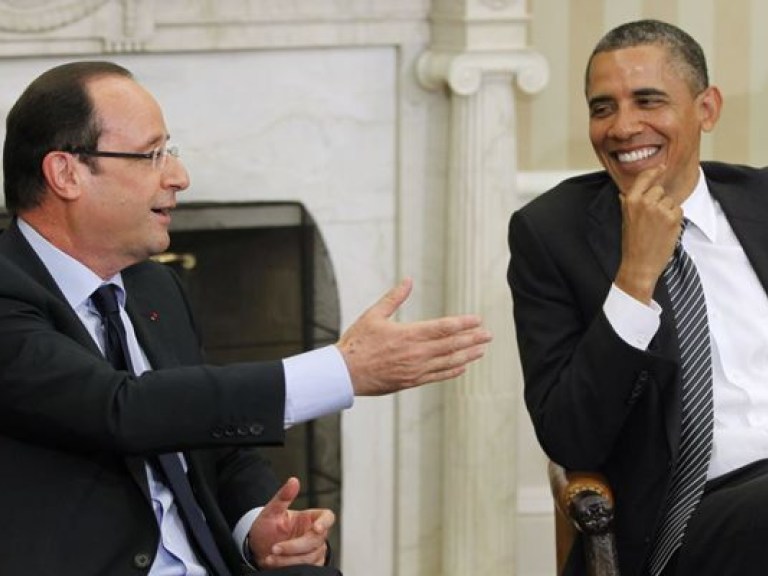Олланд и Обама договорились не отменять санкции в отношении России