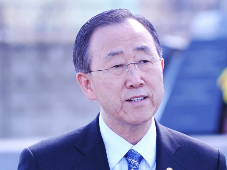 Пан Ги Мун пообещал выполнить любое решение Совбеза ООН об отправке миротворцев в Украину