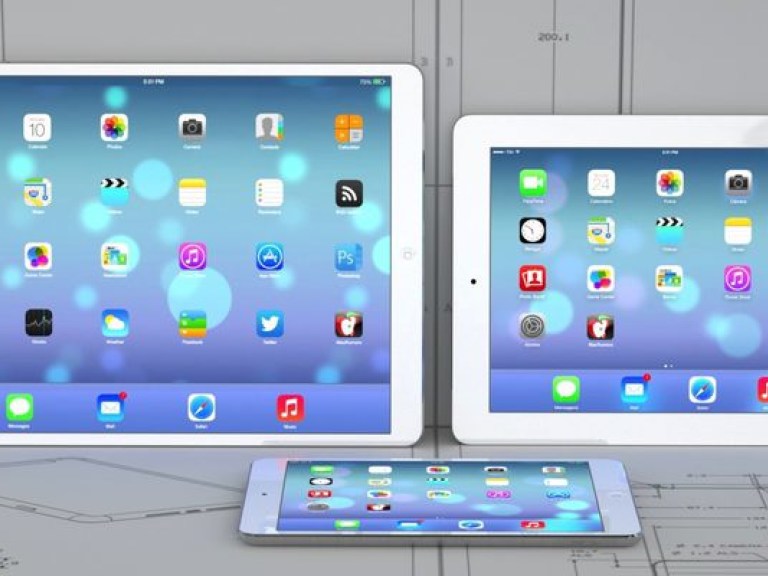 Компания Apple отложила начало производства iPad с большим экраном