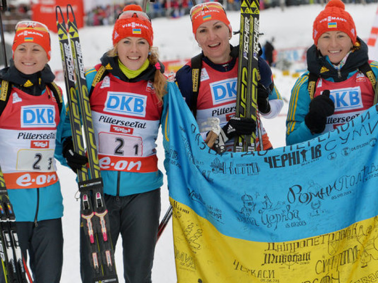 Украинки заняли 5 место в Кубке наций по биатлону