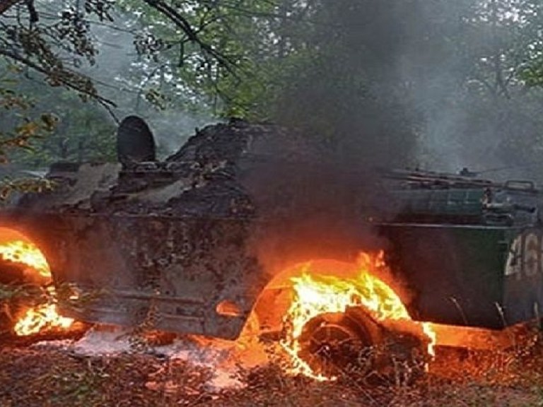 Милиция квалифицировала подрыв БРДМ в Луганской области как теракт