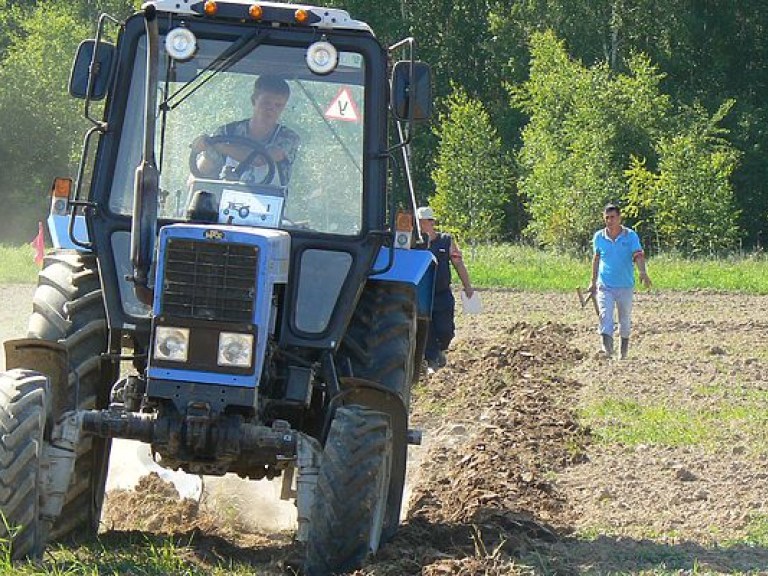 В Донецкой области тракторист подорвался на мине