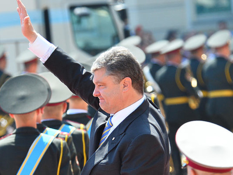 Сегодня исполняется год с момента избрания Порошенко Президентом Украины
