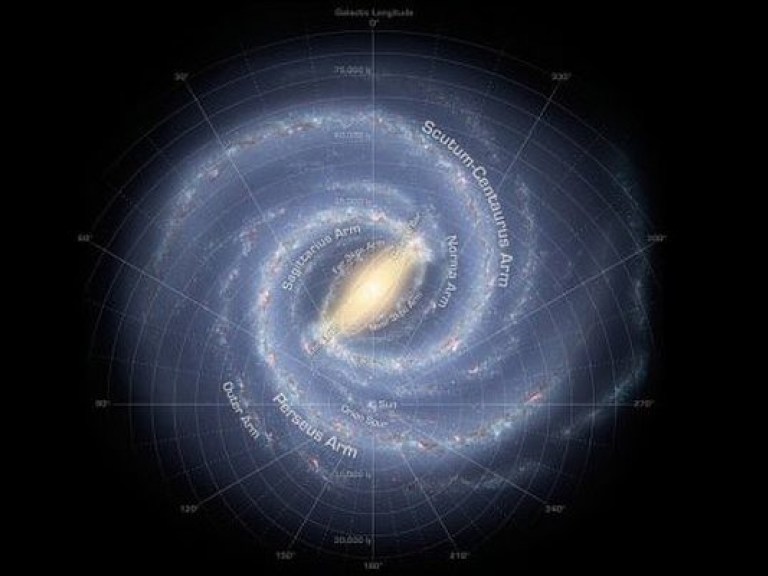 Астрофизики уточнили изображение галактики Млечный Путь