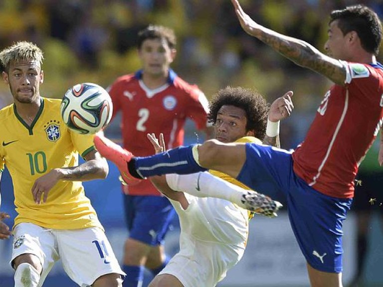 Бразилия – Чили 1:1 (3:2 пен.) онлайн-трансляция матча