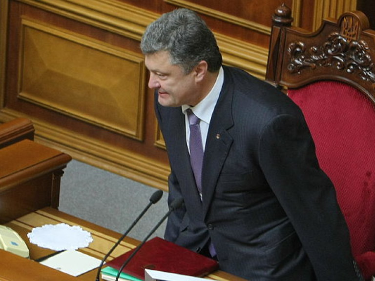В АП подтвердили участие Порошенко в сегодняшнем заседании парламента