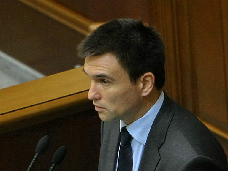 Климкин проинформирует парламент о встрече «нормандской четверки»