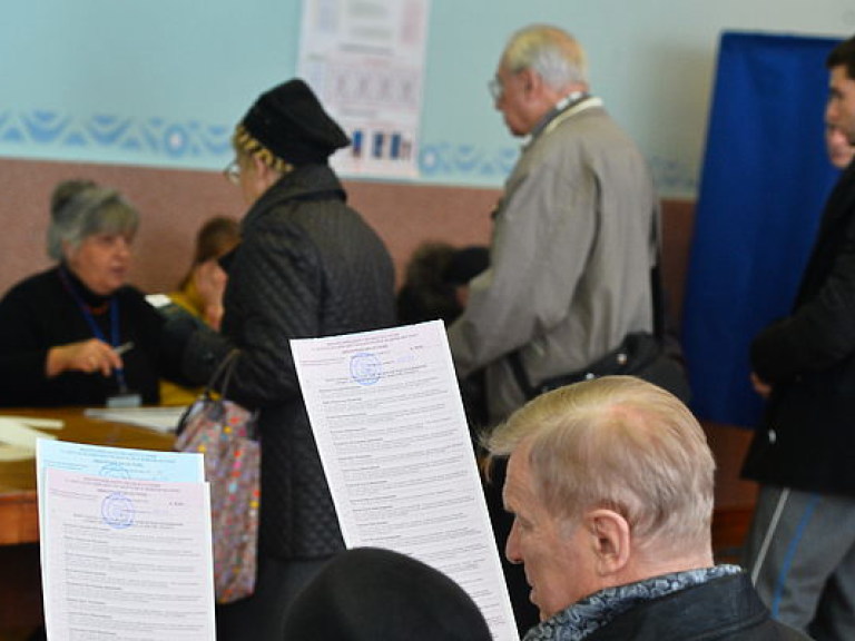Явка избирателей в Киеве составляет 9,1%