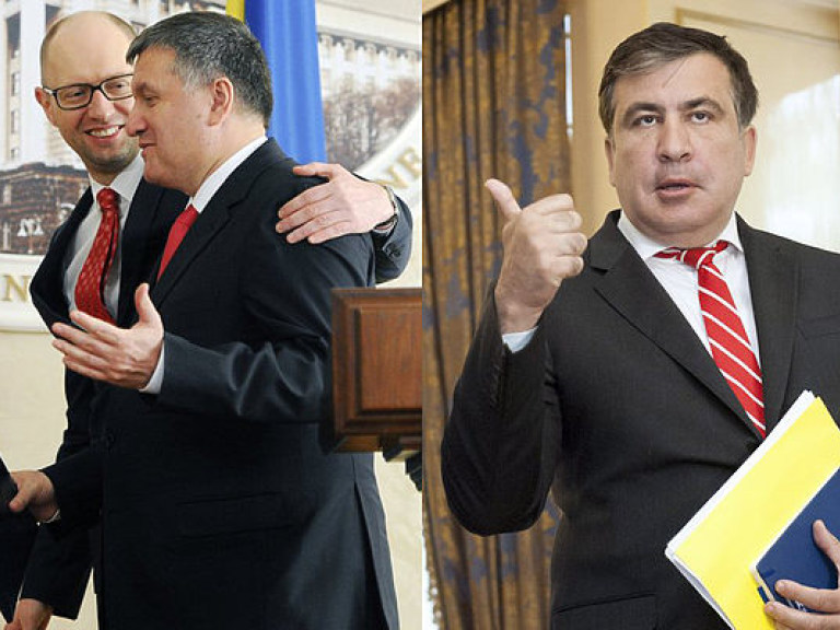 Видео конфликта между Аваковым и Саакашвили появилось в сети (ВИДЕО)