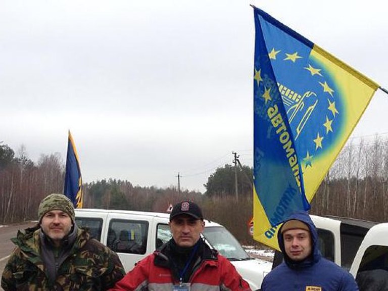 Сумы присоединились к блокаде российских фур (ВИДЕО)