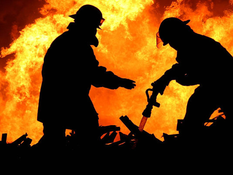 В Киеве в гаражном боксе полностью сгорел автомобиль (ФОТО)