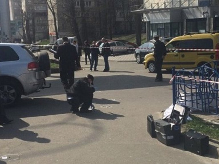 В Киеве на улице расстреляли мужчину (ФОТО)