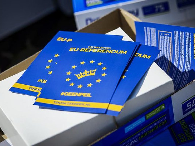 В Нидерландах объявили официальные результаты референдума об ассоциации Украины и ЕС