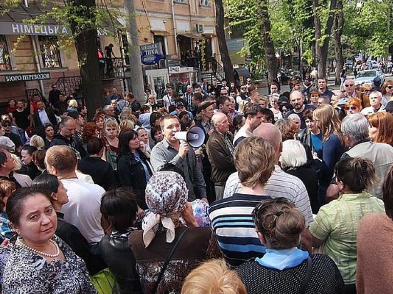 В Одессе произошла потасовка на Соборной площади