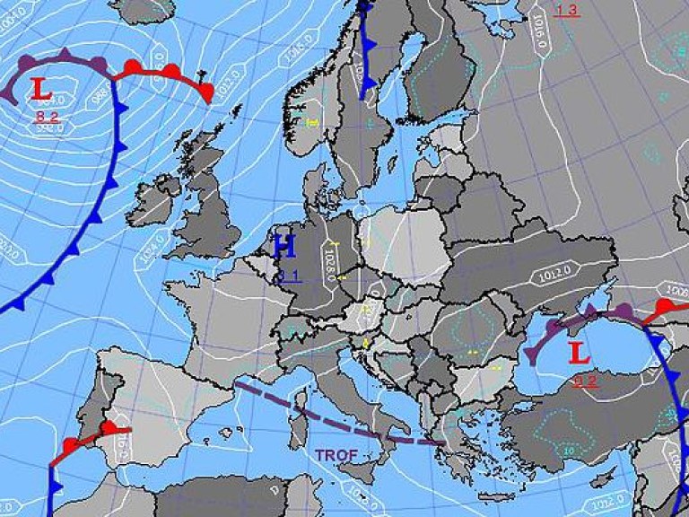 Синоптик: 5 мая из-за борьбы циклона с антициклоном в Украине удержится сильный ветер (КАРТА)