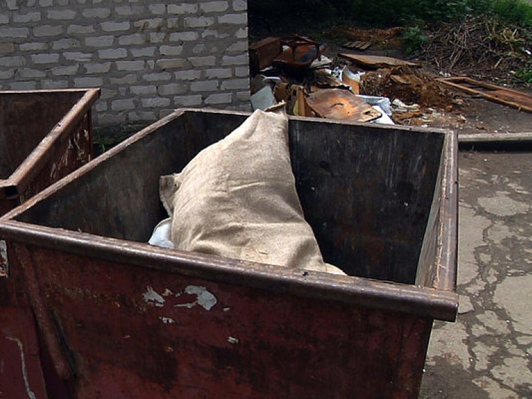Чиновника райгосадминистрации в Винницкой области бросили в мусорный бак и облили зеленкой