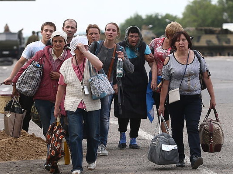 Украина занимает четвертое место в мире по количеству внутренне перемещенных лиц