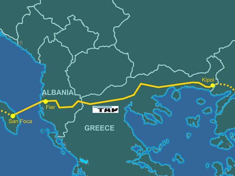 ЕС начали строить газопровод для транспортировки азербайджанского газа