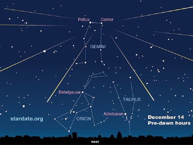 Астрофизики нашли источник декабрьского «звездопада» (ФОТО)
