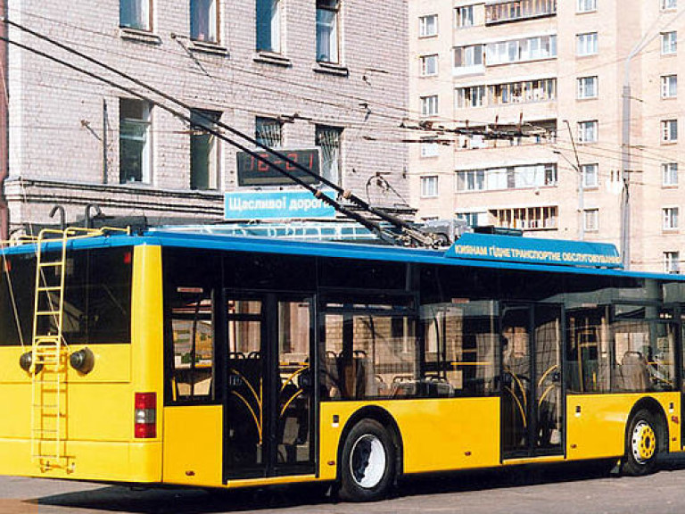 В Киеве из-за ремонта дороги изменили маршруты троллейбусов