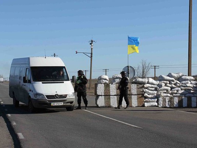 В КПП «Майорское» попала мина