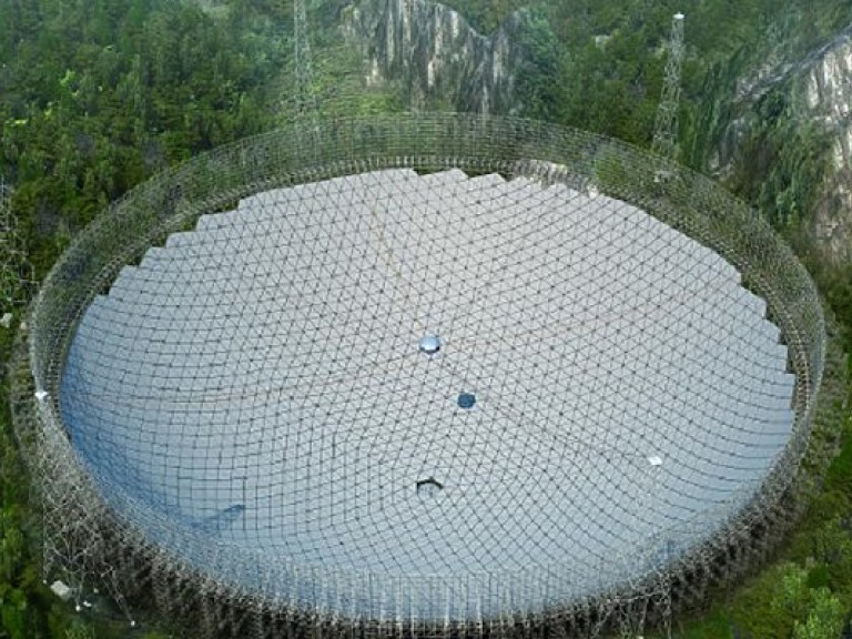 В Китае достроили самый крупный радиотелескоп в мире (ФОТО)