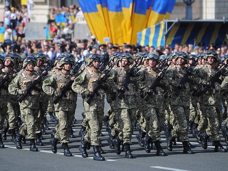 В Киеве на следующей неделе проведут репетиции парада ко Дню независимости Украины