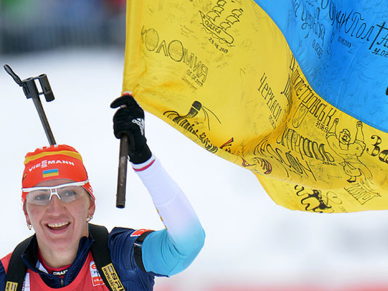 Пидгрушная стала чемпионкой мира по биатлону в Эстонии