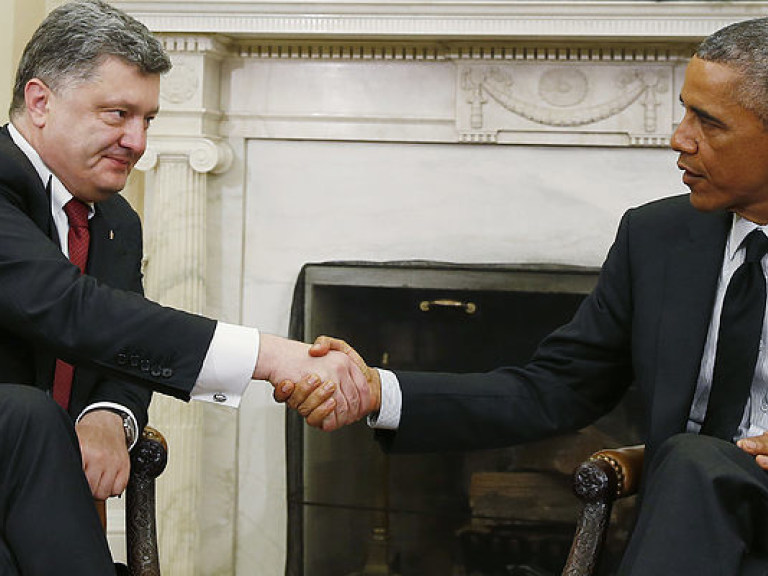 Порошенко провел переговоры с Обамой
