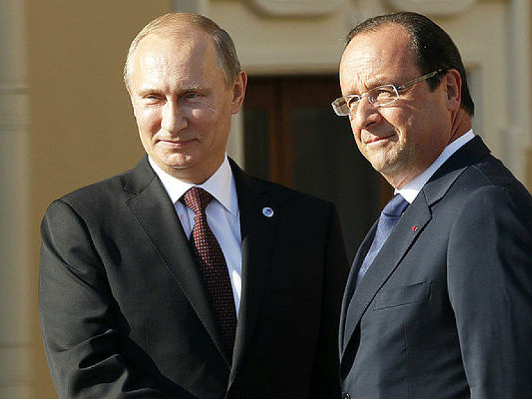 В октябре Путин с Олландом обсудят ситуацию в Украине и Сирии